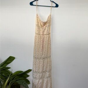 Victoria's Secret Vintage Cream Floral Slip Dress
